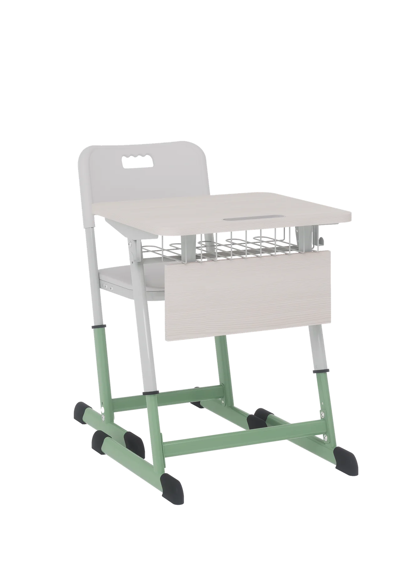 NOMAD Single-Seater Adjustable Student Desk — product view NOMAD Single-Seater Adjustable Student Desk product view