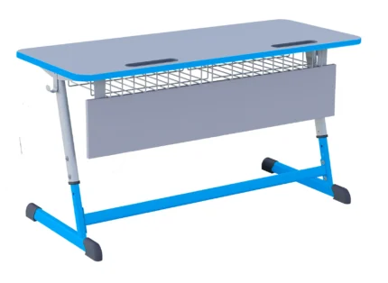 NOMAD Two-Seater Adjustable Student Desk with Polyurethane Edge product view