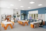 AURA Fixed-Height Student Chair in an interior setting