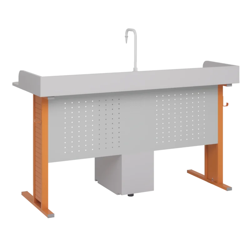 Chemistry Laboratory Desk with Sink