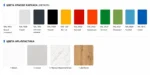 Chemistry Laboratory Desk with Sink colour and material options
