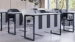 MUSIC Two-Seater Student Desk in an interior setting