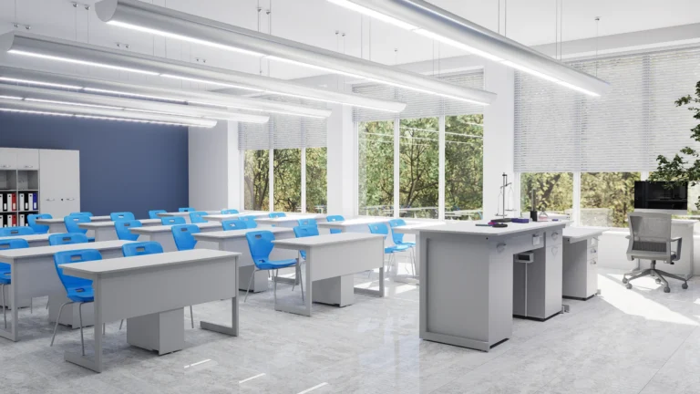 Physics Demonstration Desk in an interior setting