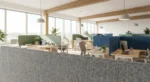SMART FELT Office Desk Screens in an interior setting