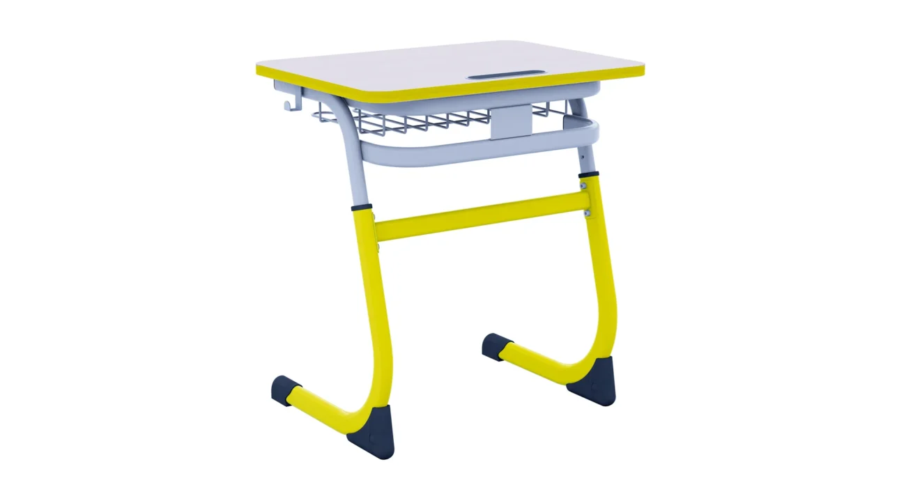 SMARTY Single-Seater Adjustable Student Desk with Polyurethane Edge 5–7